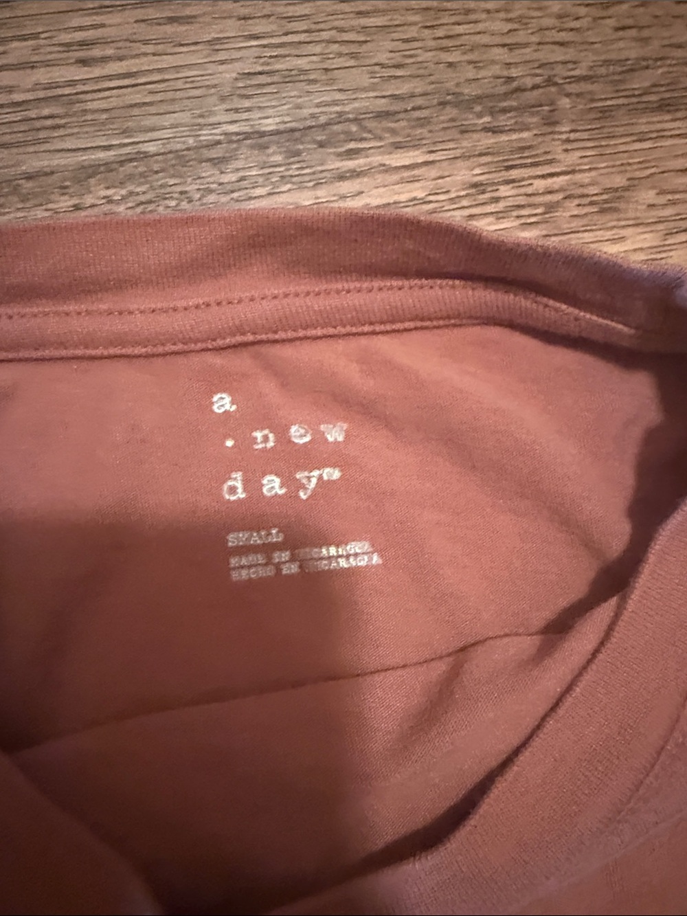 Basic Rust Color T Shirt - Picture 2 of 3